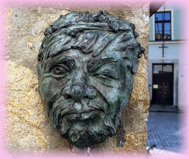 Wasserspeier aus Bronze